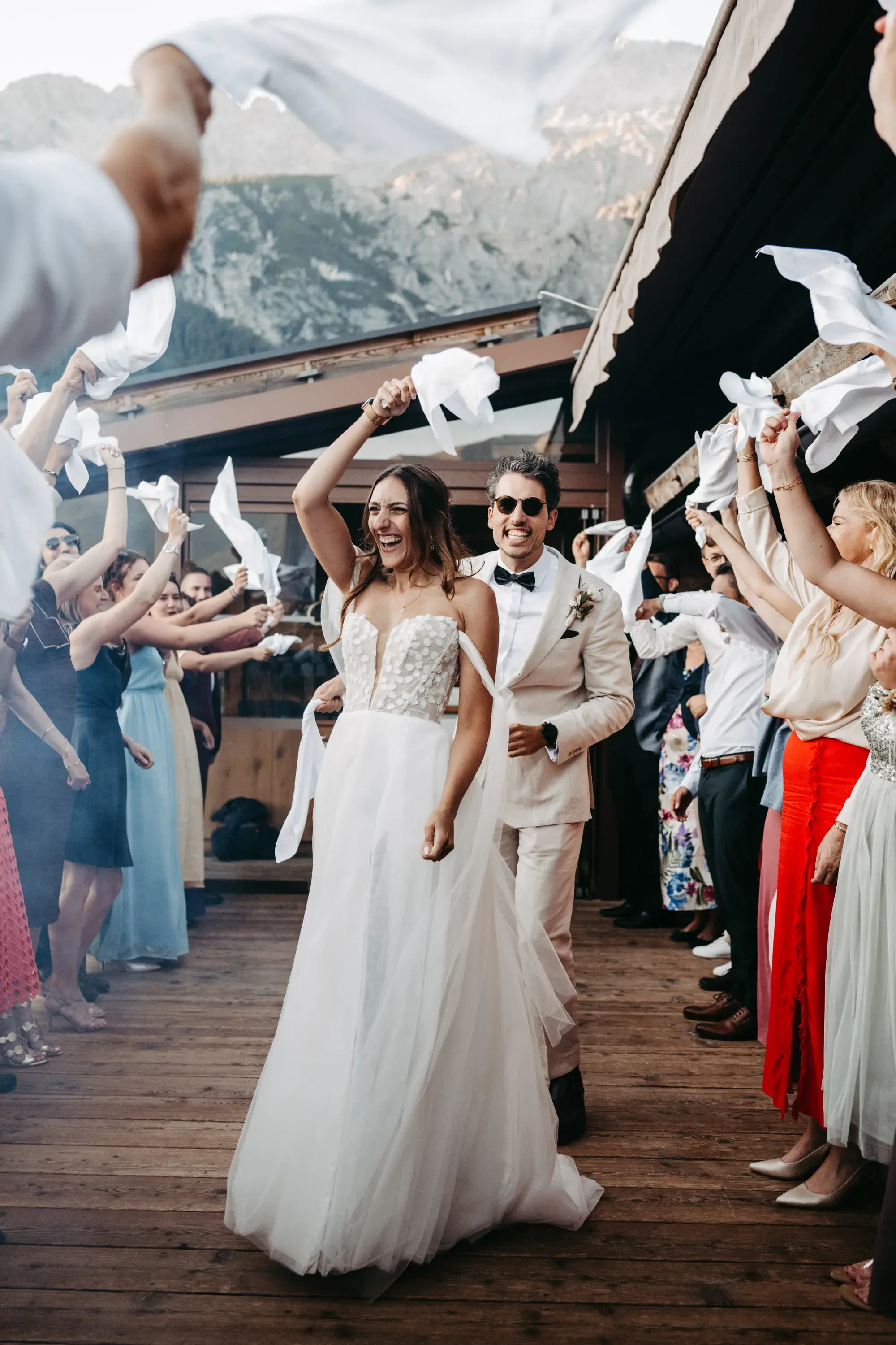 Hochzeit von Kim und Alex auf der Stöttlalm